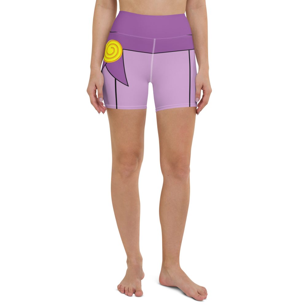 Megara Costume Meg Hercules Yoga Shorts - Image 2