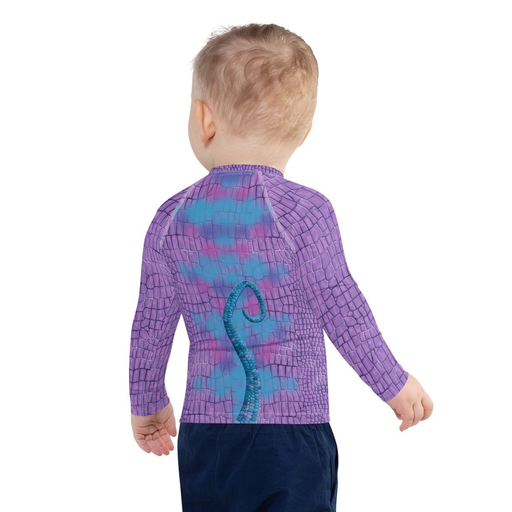 Randall Costume Purple Lizard Kids Rash Guard