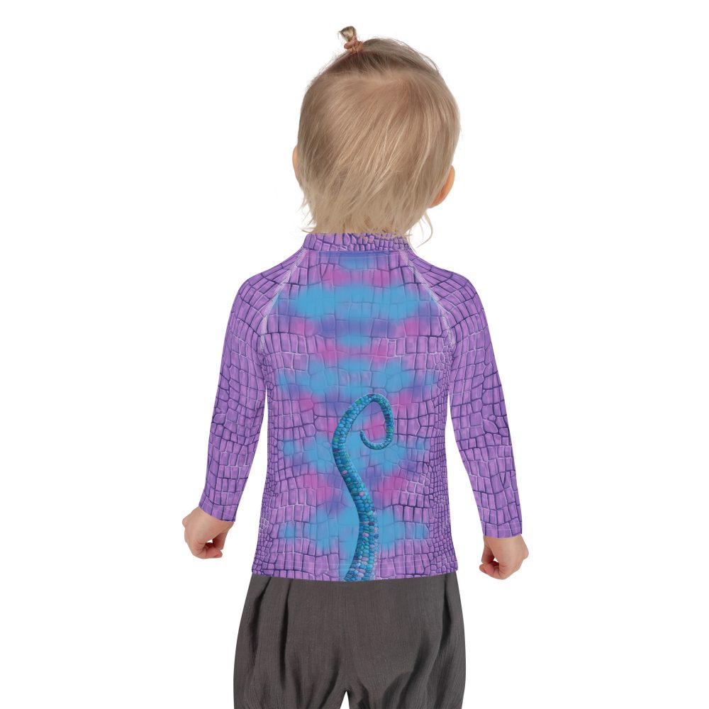 Randall Costume Purple Lizard Kids Rash Guard - Image 5