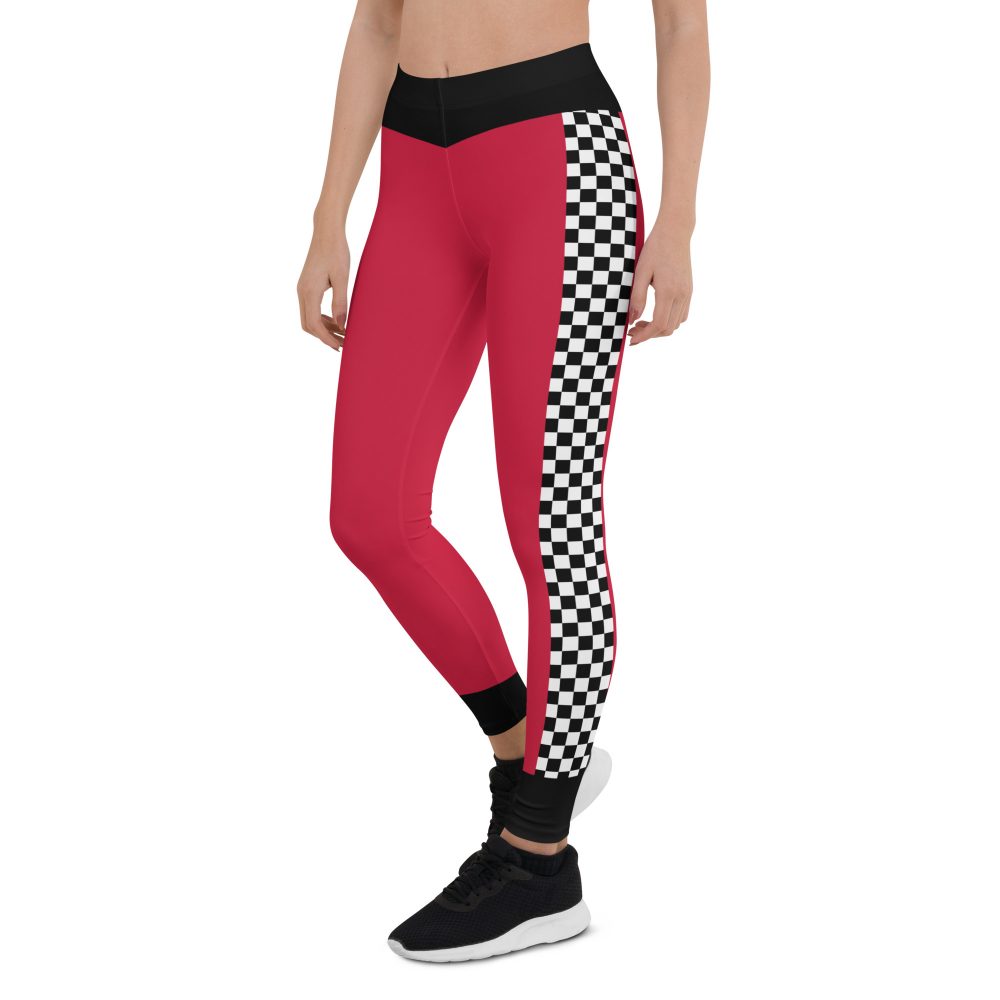 Pit Crew Race Car Driver Racing Costume Leggings