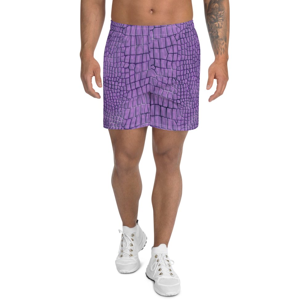 Randall Costume Purple Lizard Men's Athletic Shorts