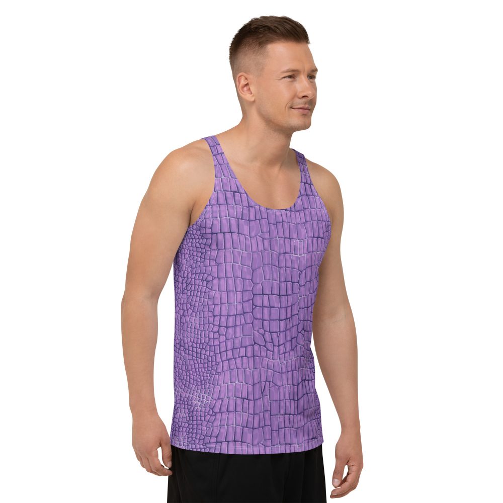 Randall Costume Purple Lizard Unisex Tank Top - Image 6