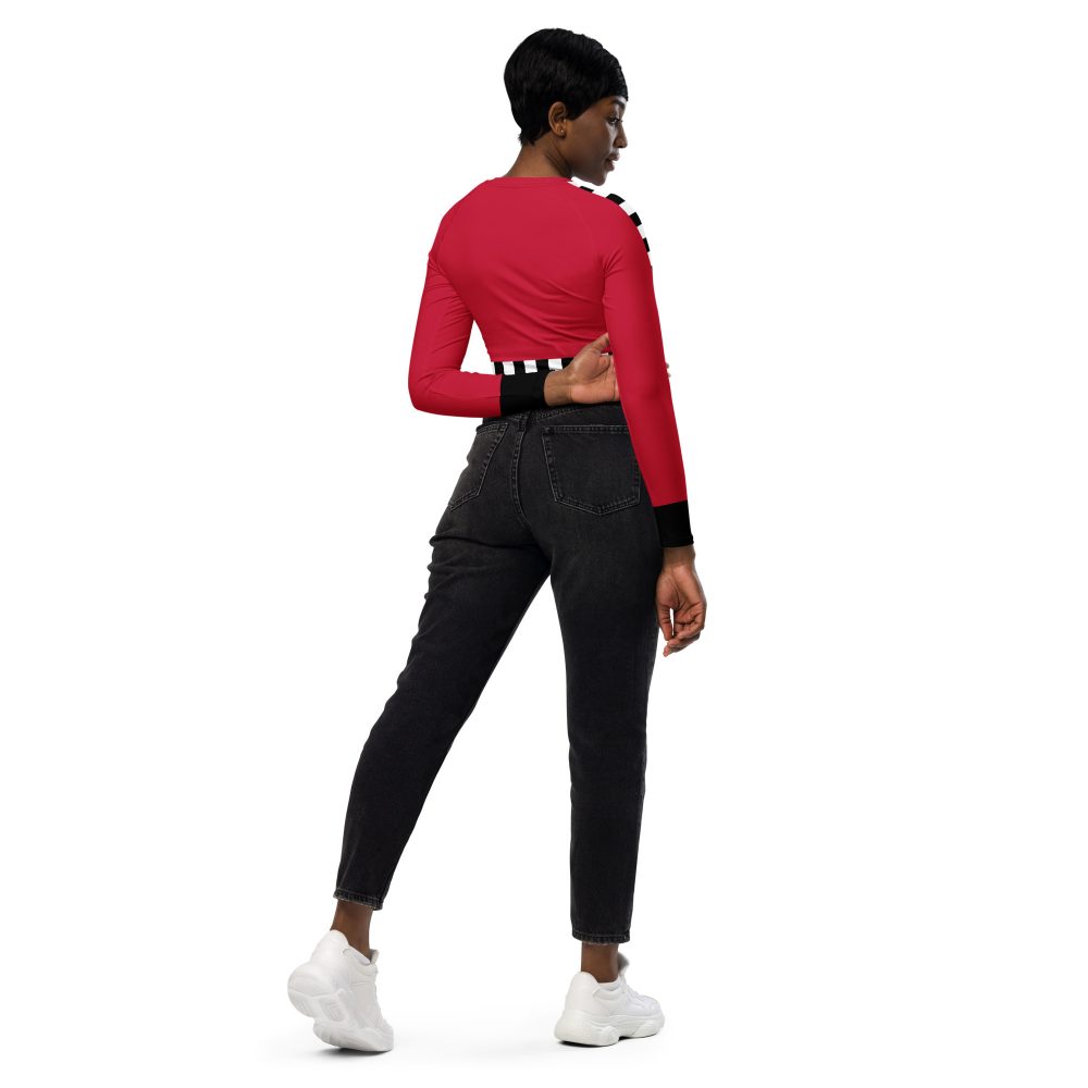 Pit Crew Race Car Driver Racing Costume long-sleeve crop top - Image 9