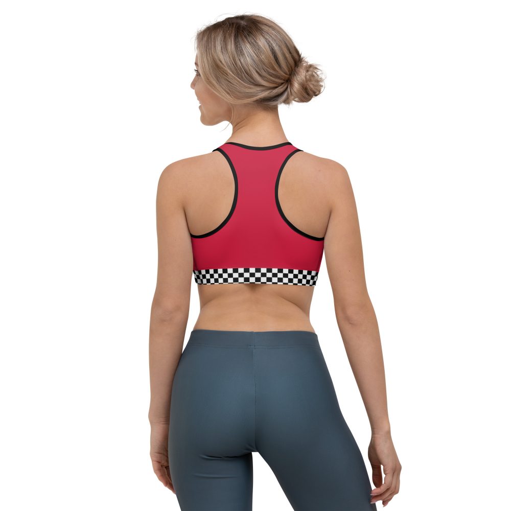 Pit Crew Race Car Driver Racing Costume Sports bra - Image 2