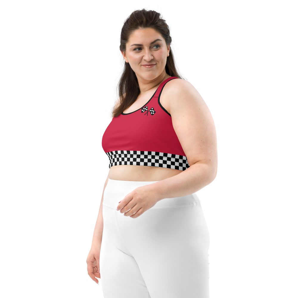 Pit Crew Race Car Driver Racing Costume Sports bra - Image 10