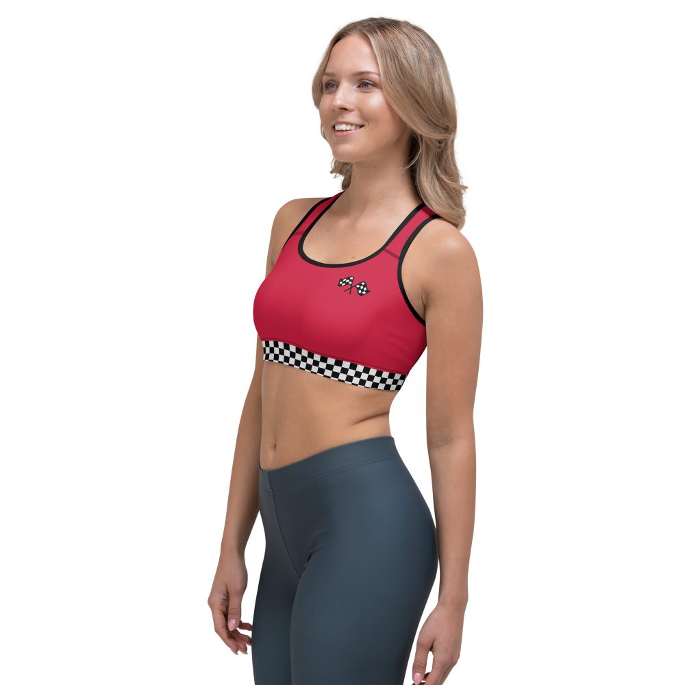 Pit Crew Race Car Driver Racing Costume Sports bra - Image 12