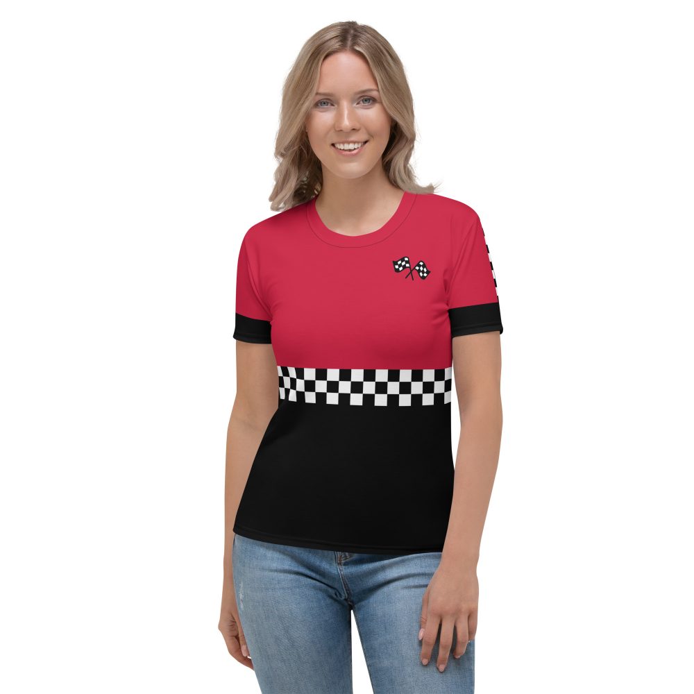 Pit Crew Race Car Driver Racing Costume Women's T-shirt