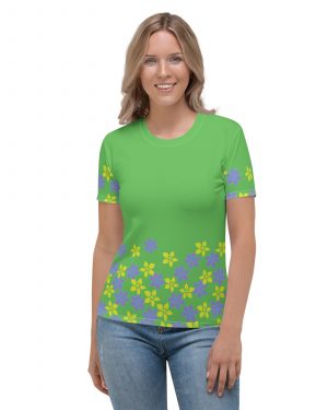 Spring Flower Gardener Floral Hippie Women’s T-shirt