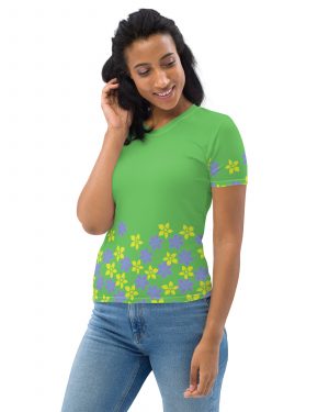 Spring Flower Gardener Floral Hippie Women’s T-shirt