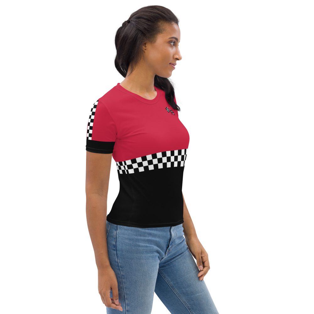 Pit Crew Race Car Driver Racing Costume Women's T-shirt - Image 4