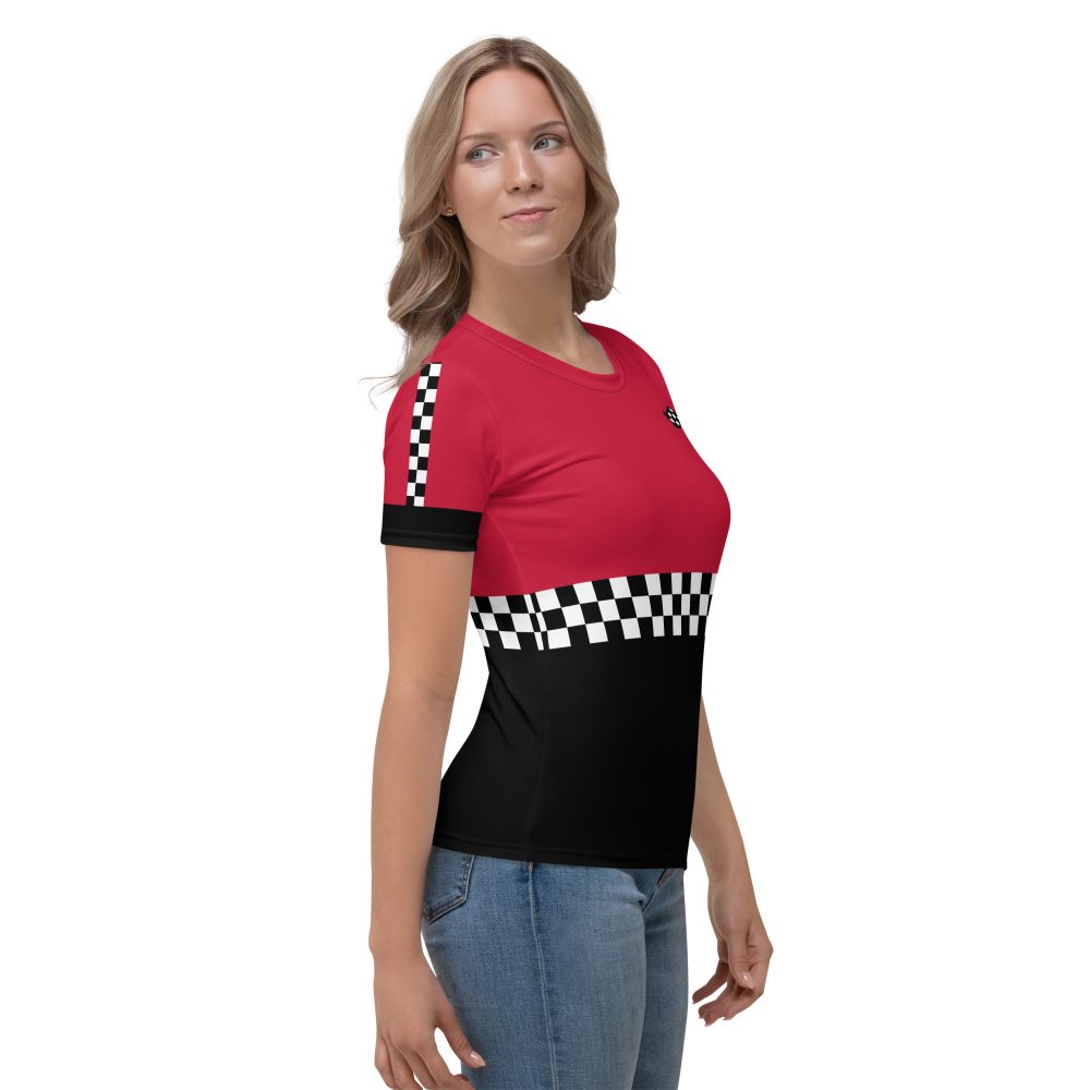 Pit Crew Race Car Driver Racing Costume Women's T-shirt - Image 8