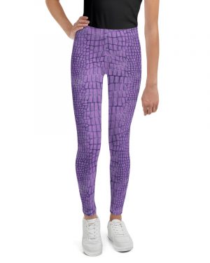 Randall Costume Purple Lizard Youth Leggings