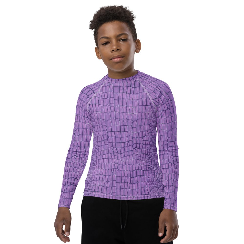 Randall Costume Purple Lizard Youth Rash Guard - Image 2