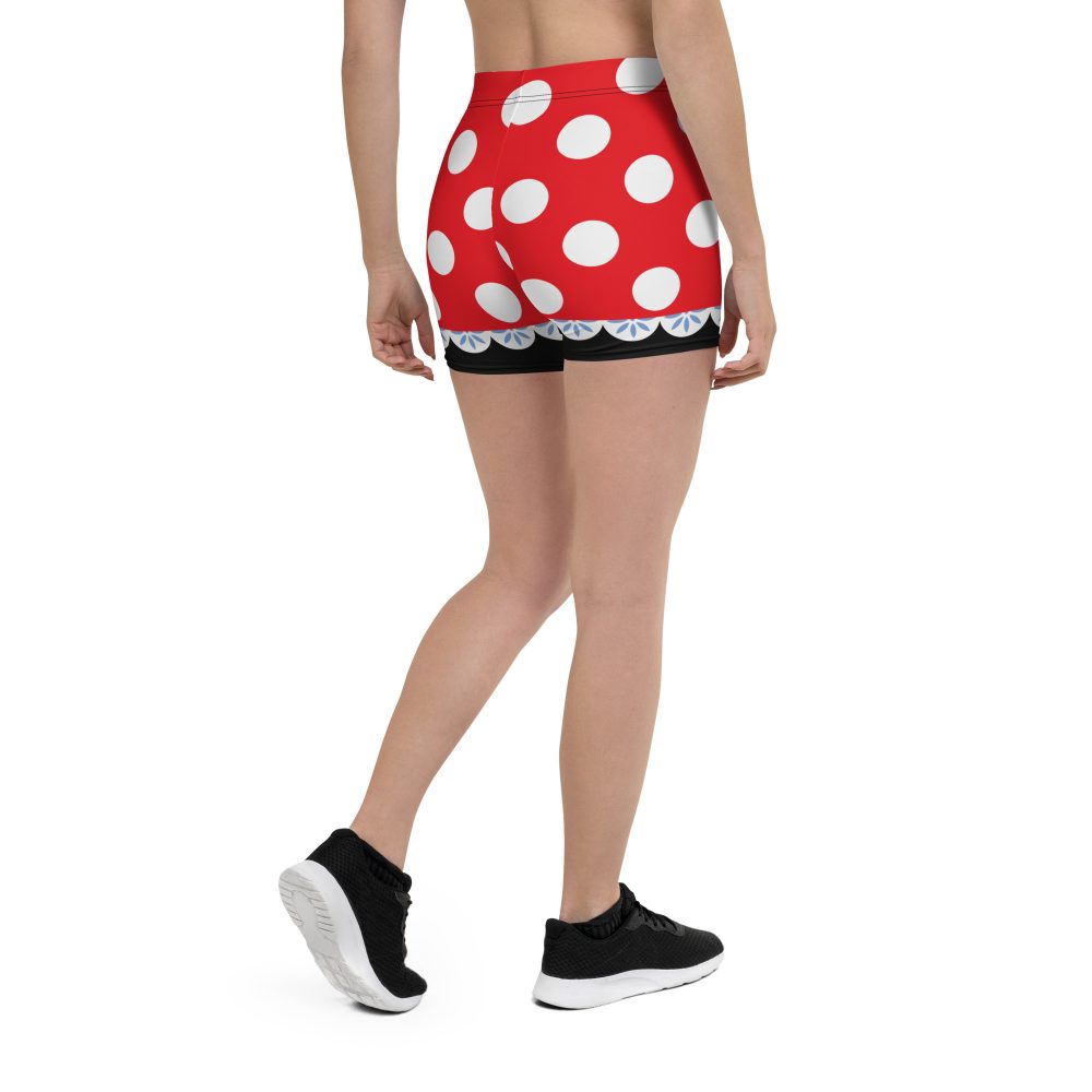 Mouse Costume Red White Polka Dot Shorts - Image 4