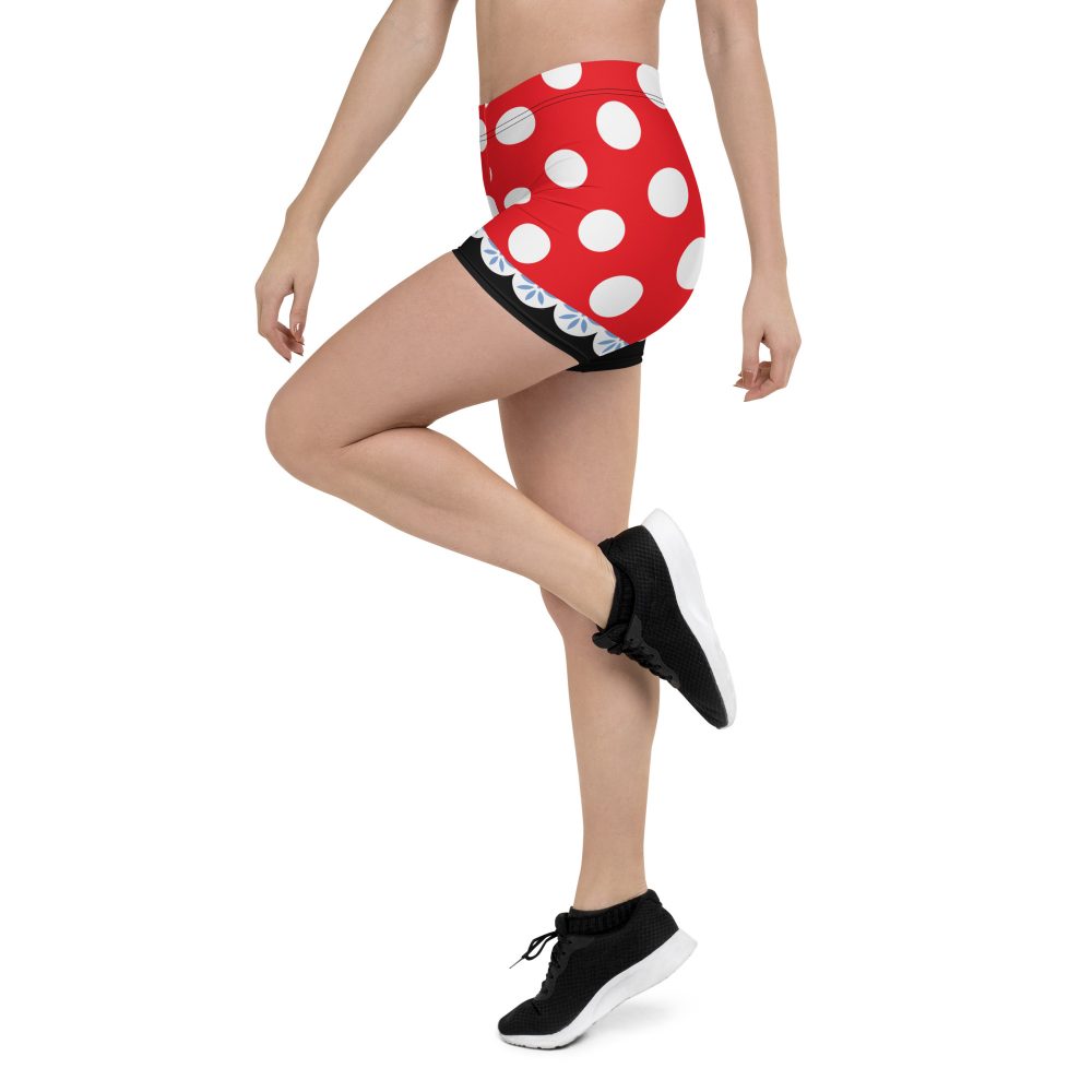 Mouse Costume Red White Polka Dot Shorts - Image 6