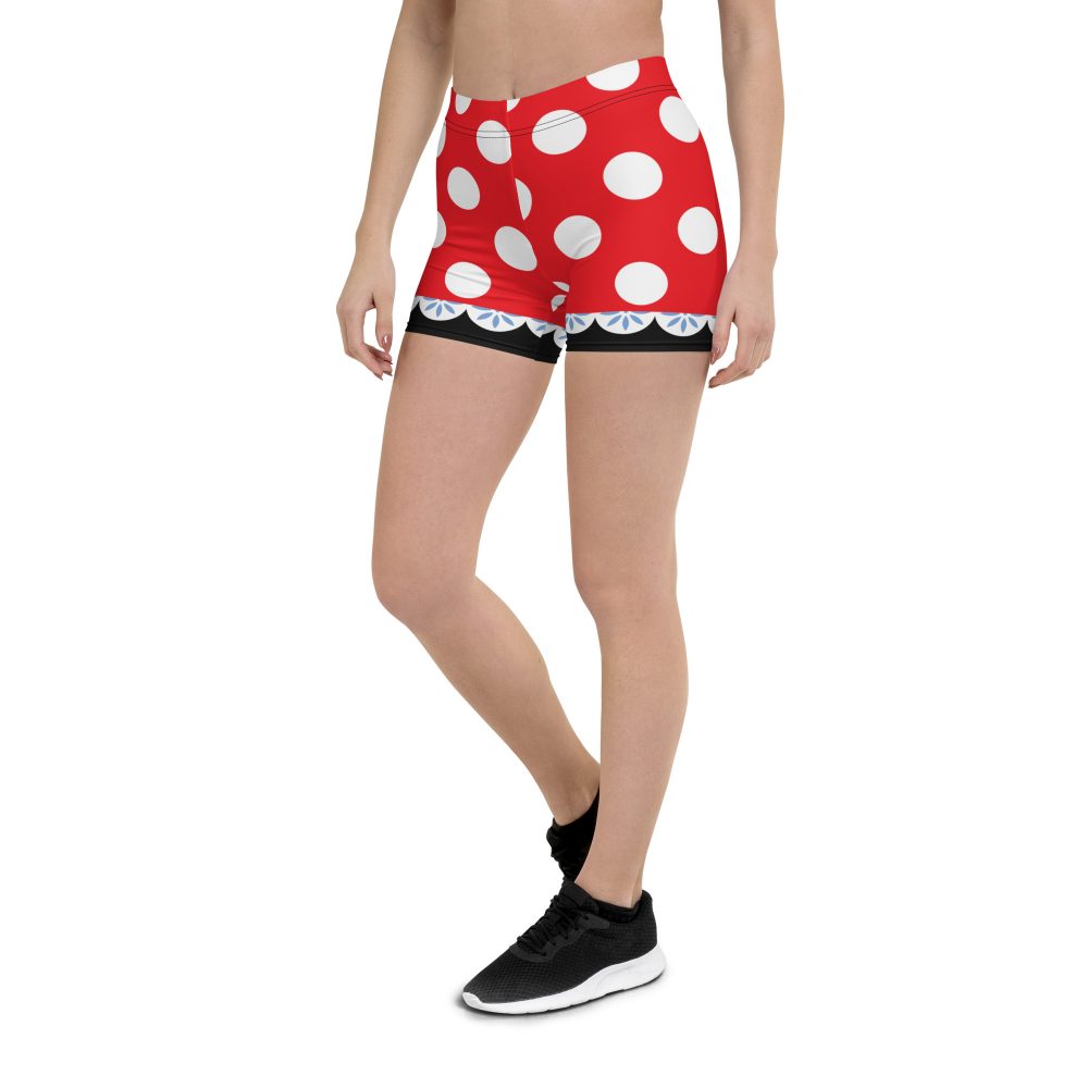 Mouse Costume Red White Polka Dot Shorts - Image 7