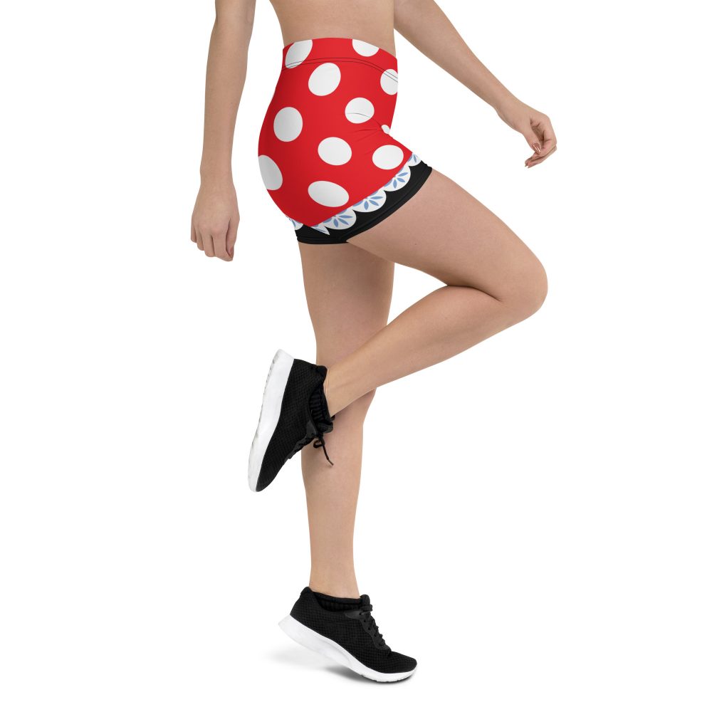 Mouse Costume Red White Polka Dot Shorts - Image 5