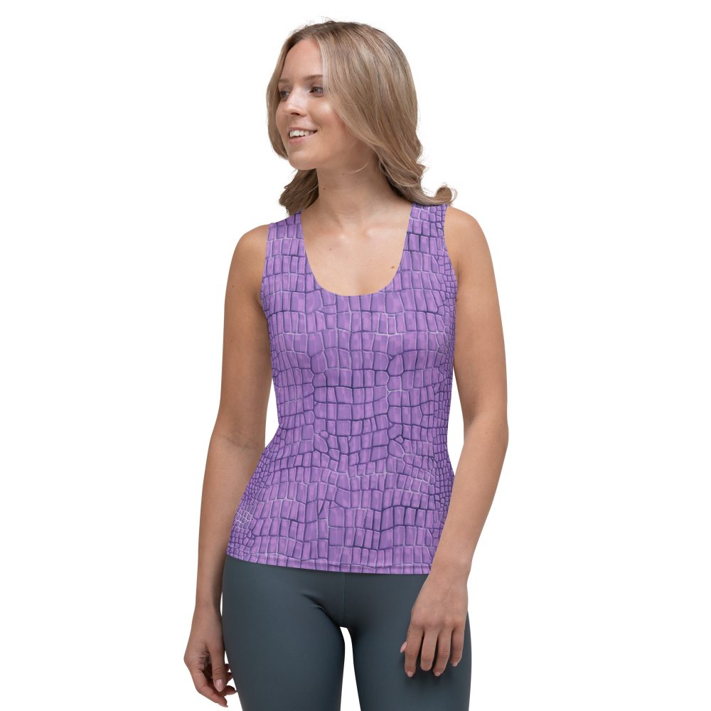 Randall Costume Purple Lizard Dragon Reptile Tank Top - Image 2