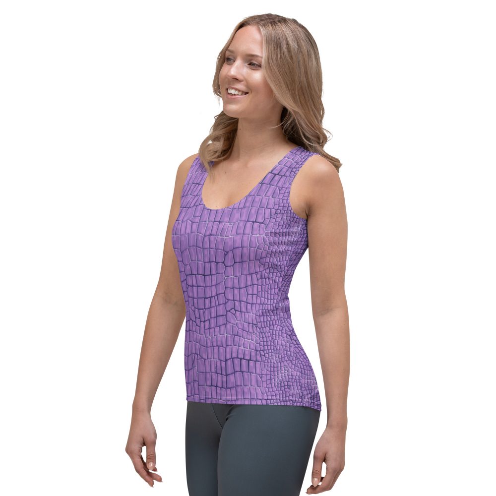 Randall Costume Purple Lizard Dragon Reptile Tank Top - Image 3