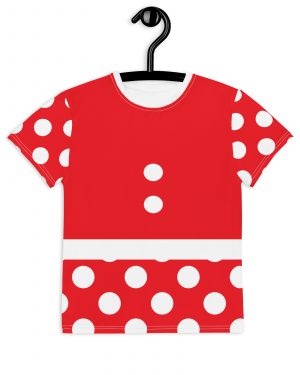 Mouse Costume Red White Polka Dot Youth T-Shirt