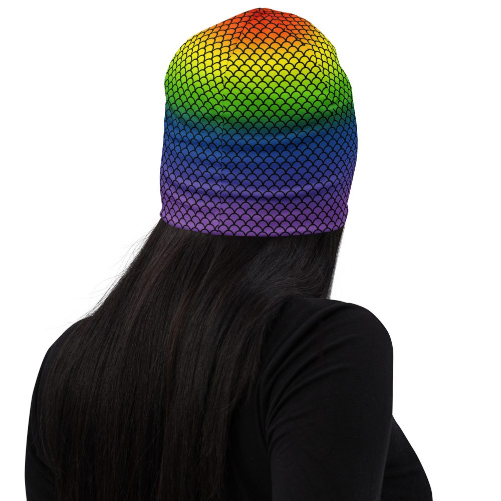 Rainbow Mermaid Double Layered Soft Beanie - Image 10