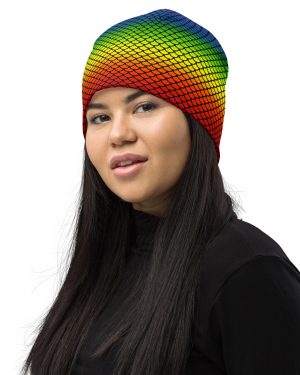 Rainbow Mermaid Double Layered Soft Beanie