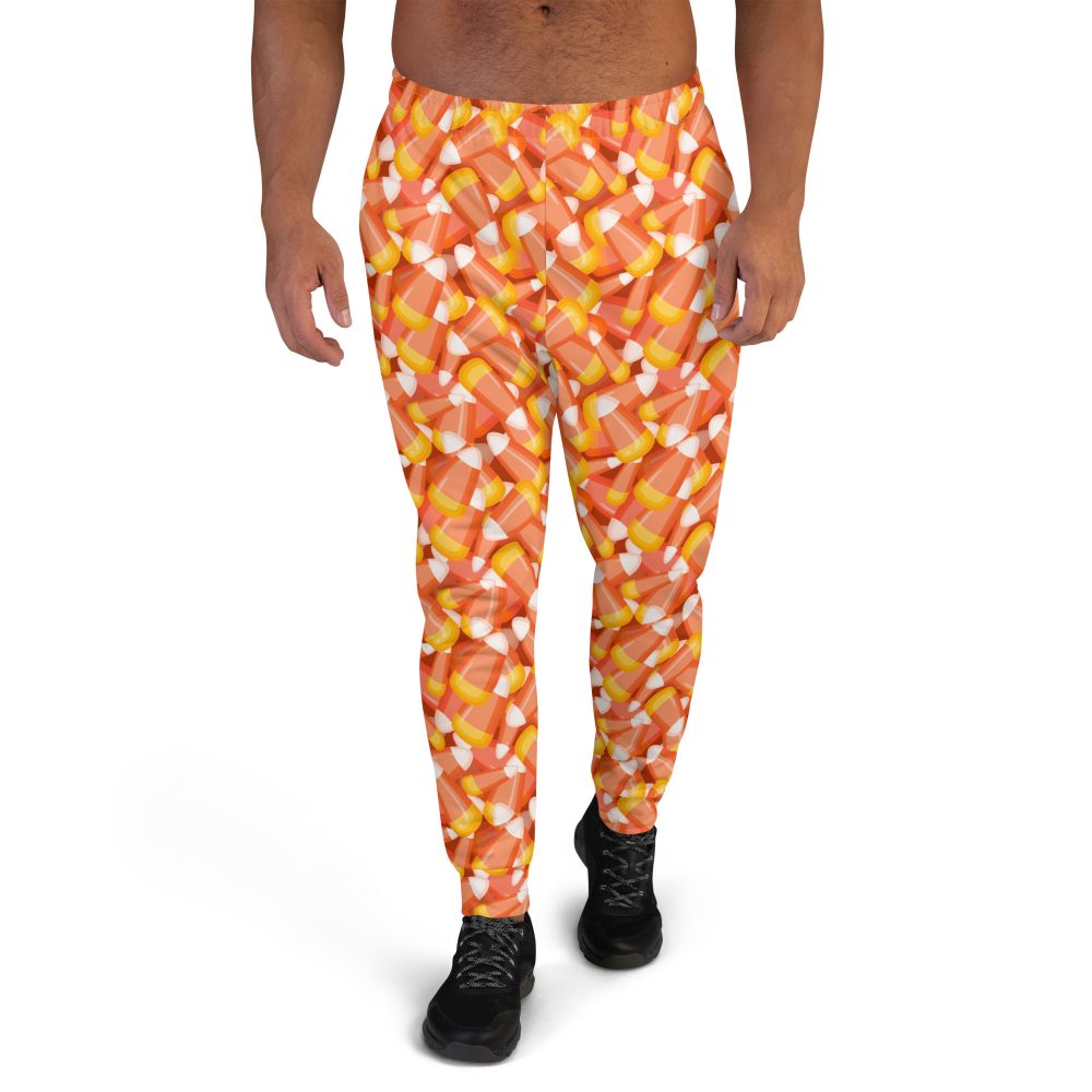 Candy Corn Halloween Trick or Treat Cosplay Costume Men's Joggers