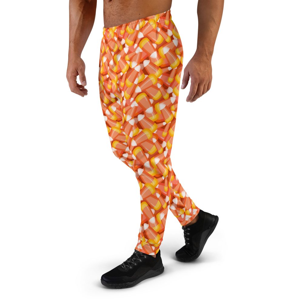 Candy Corn Halloween Trick or Treat Cosplay Costume Men's Joggers - Image 3