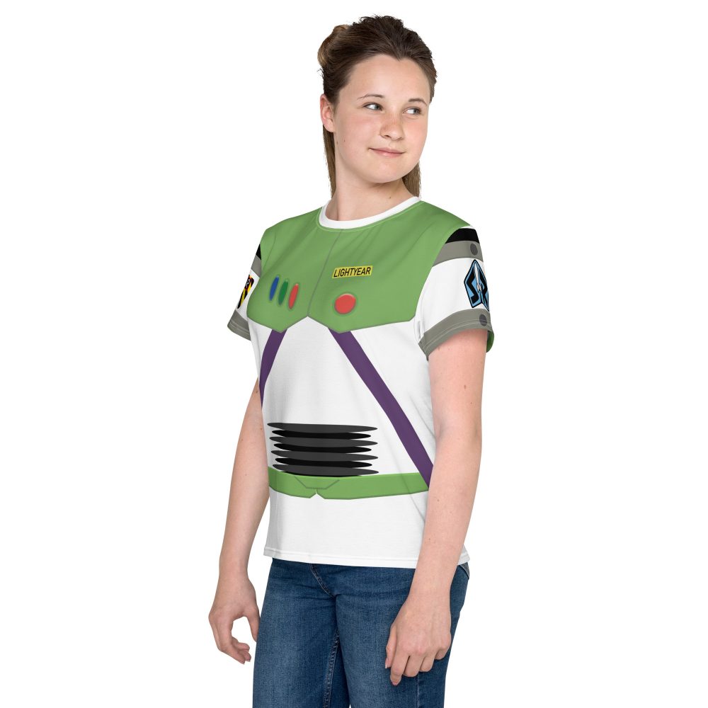 Spaceman Space Ranger Costume Youth crew neck t-shirt - Image 5