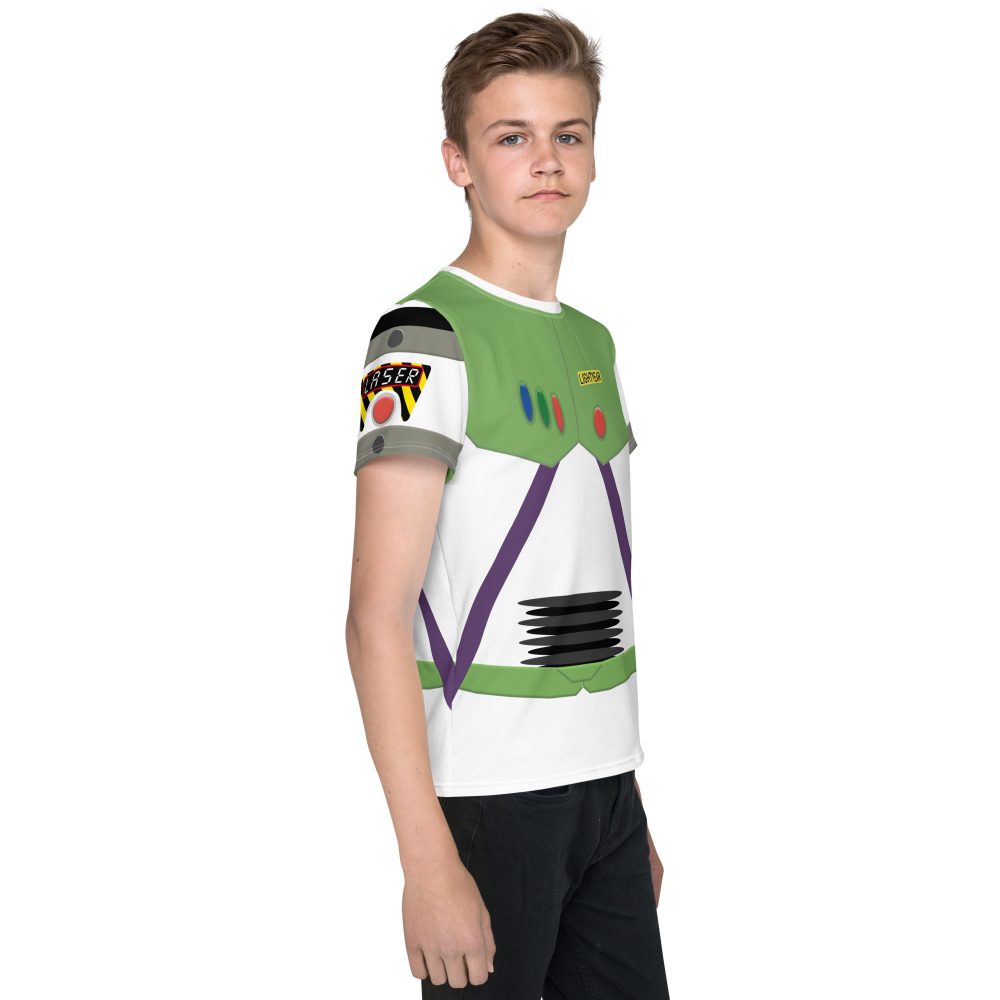 Spaceman Space Ranger Costume Youth crew neck t-shirt - Image 7