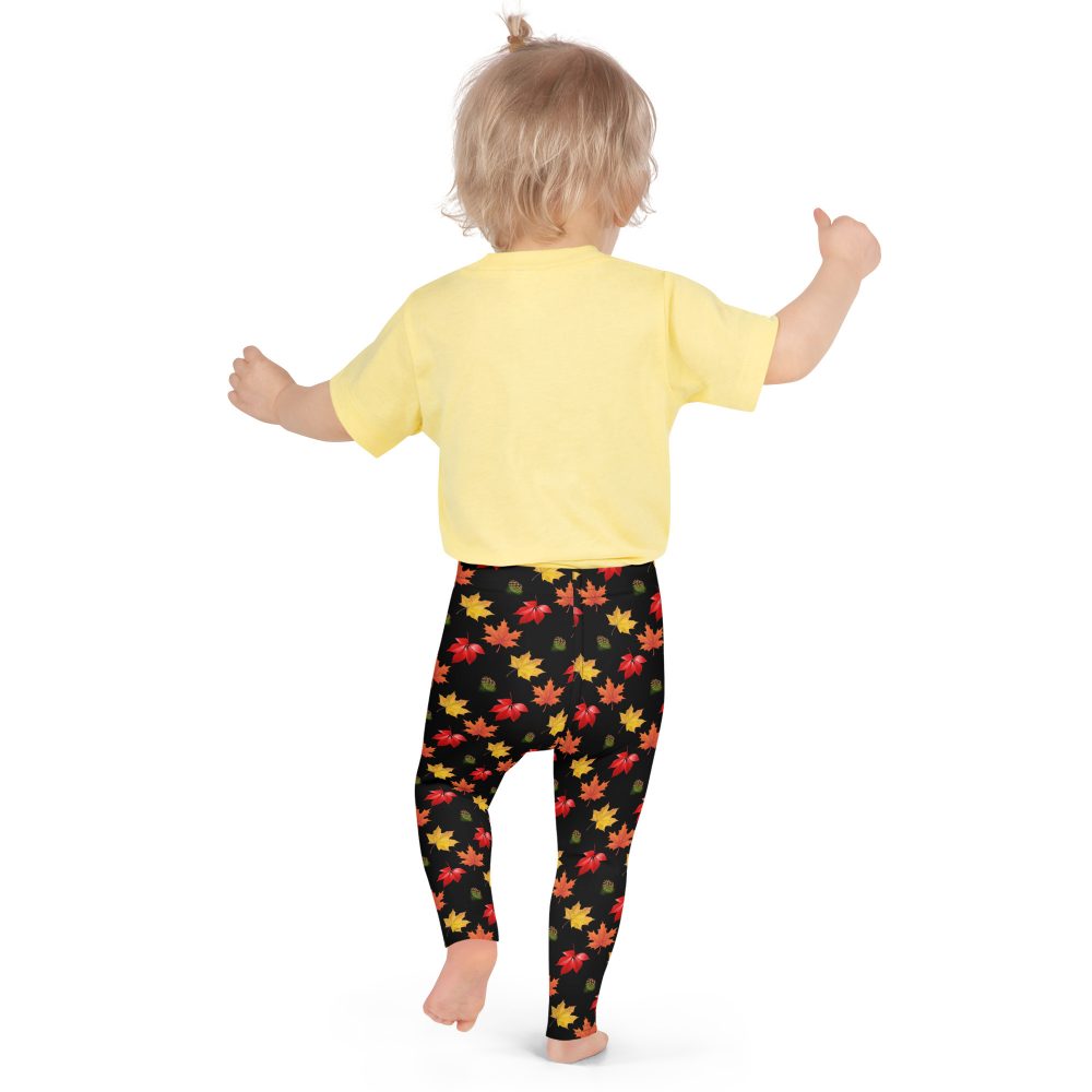 Colorful Autumn Leaves Kid's Leggings - Image 5