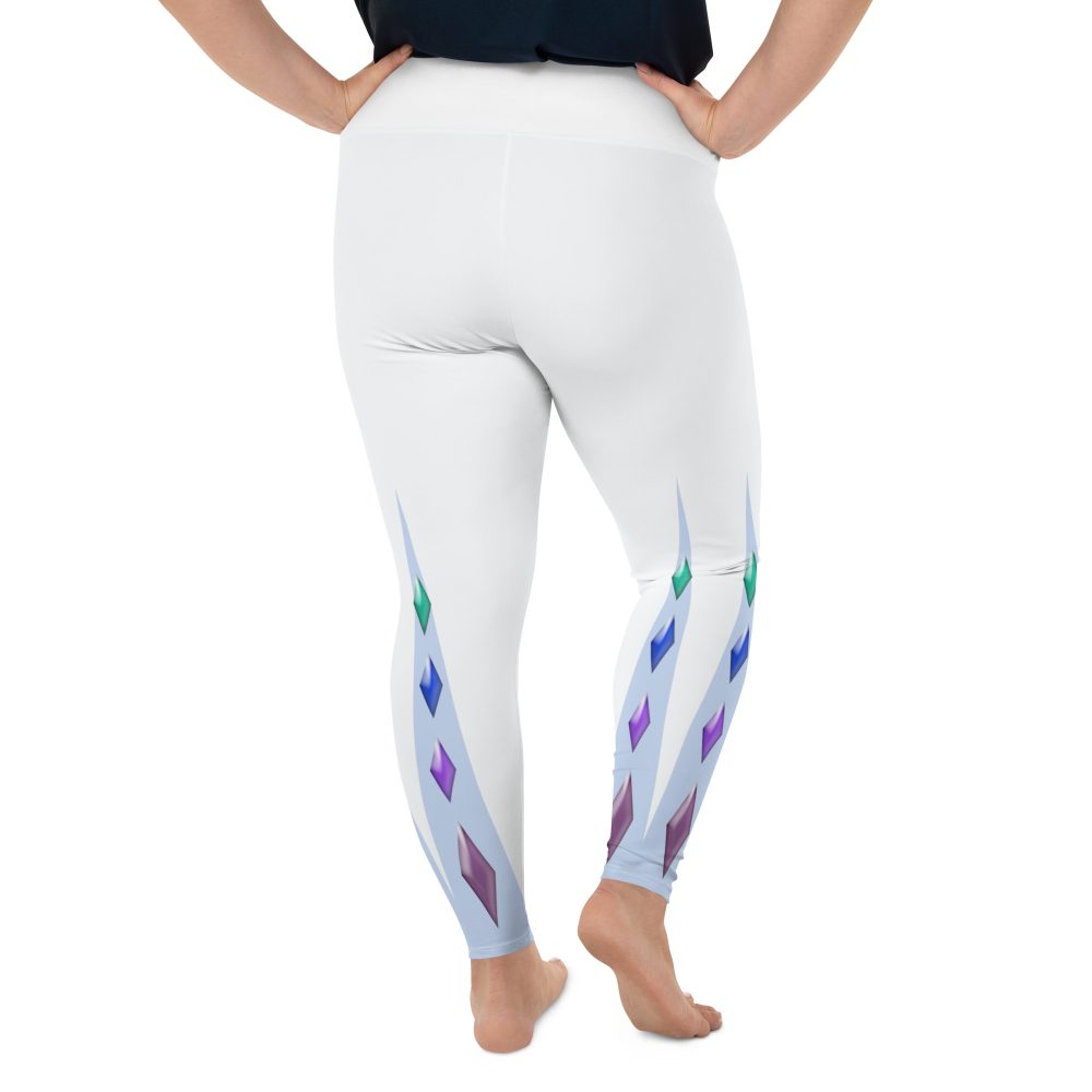 Elsa Frozen Ice Princess Plus Size Leggings - Image 5