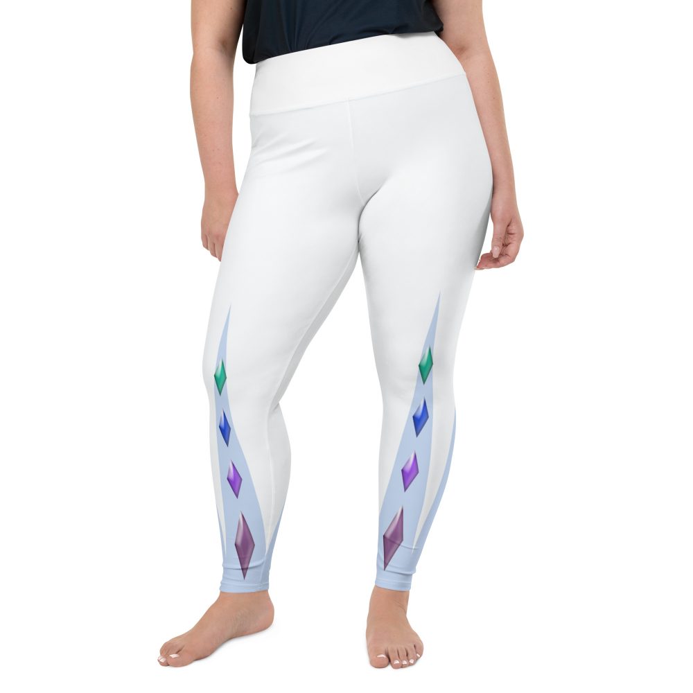 Elsa Frozen Ice Princess Plus Size Leggings