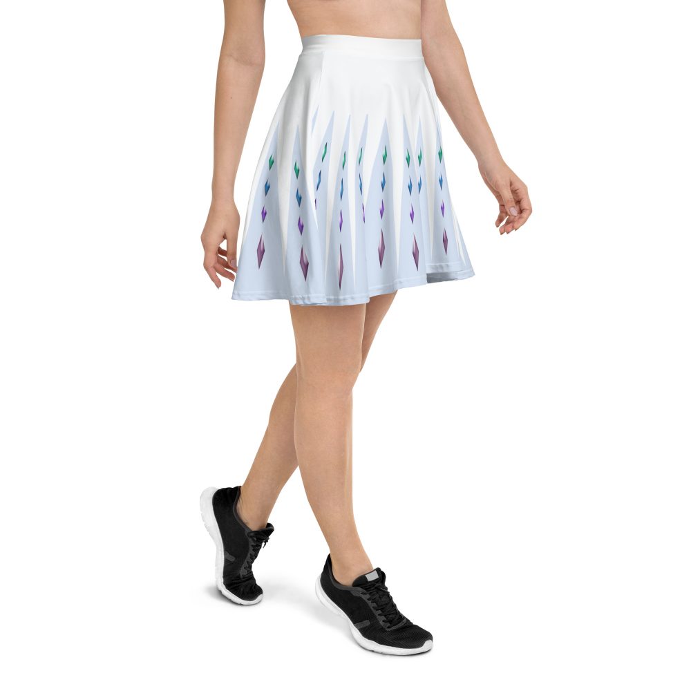 Elsa Frozen Ice Princess Gems Skater Skirt - Image 3