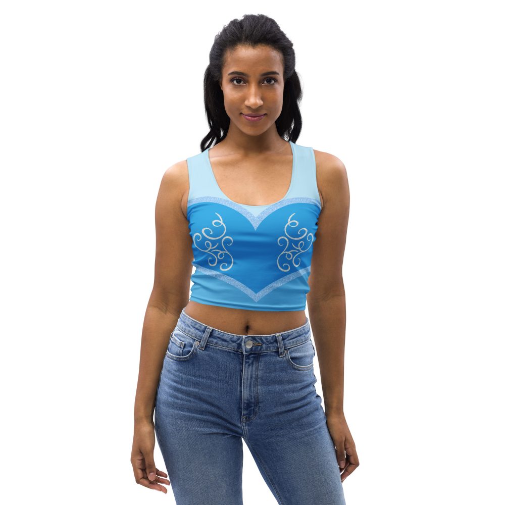 Princess Cinderella Costume Bounding Halloween Cosplay Crop Top - Image 5