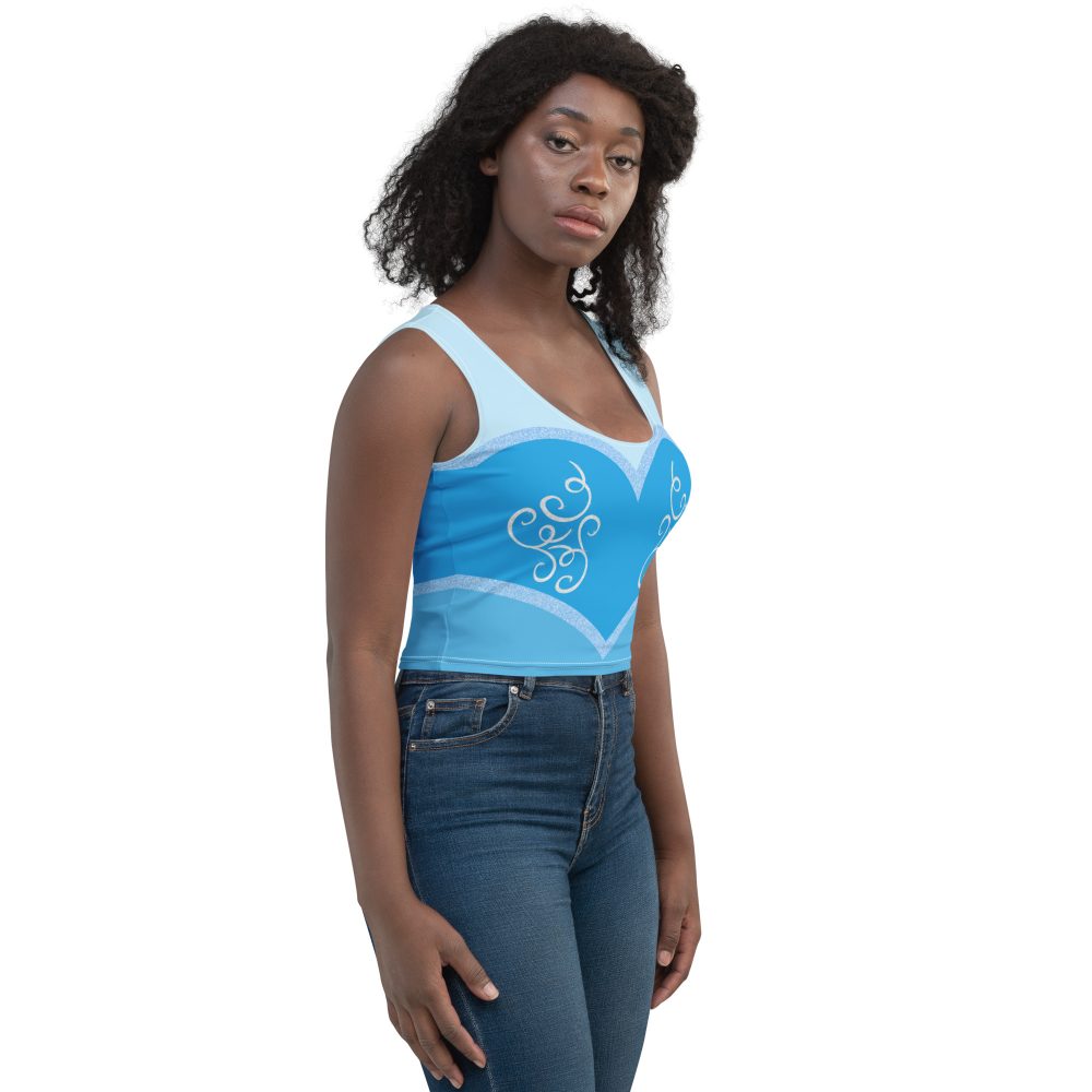 Princess Cinderella Costume Bounding Halloween Cosplay Crop Top - Image 6