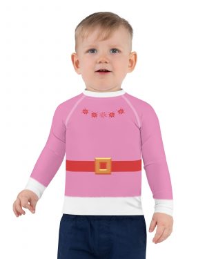 Jovie The Elf Christmas Costume Kids Rash Guard