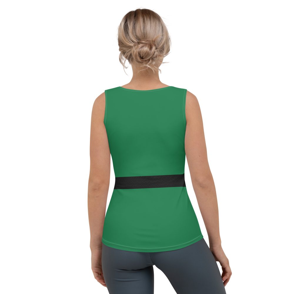 Christmas Elf Costume Festive Cosplay Tank Top - Image 2