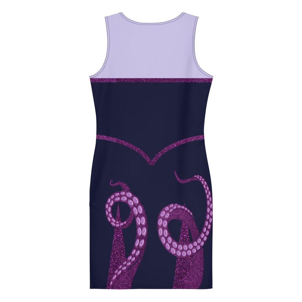 Ursula Costume Sea Witch Octopus Villain Bodycon Fitted Tank Dress - Image 7