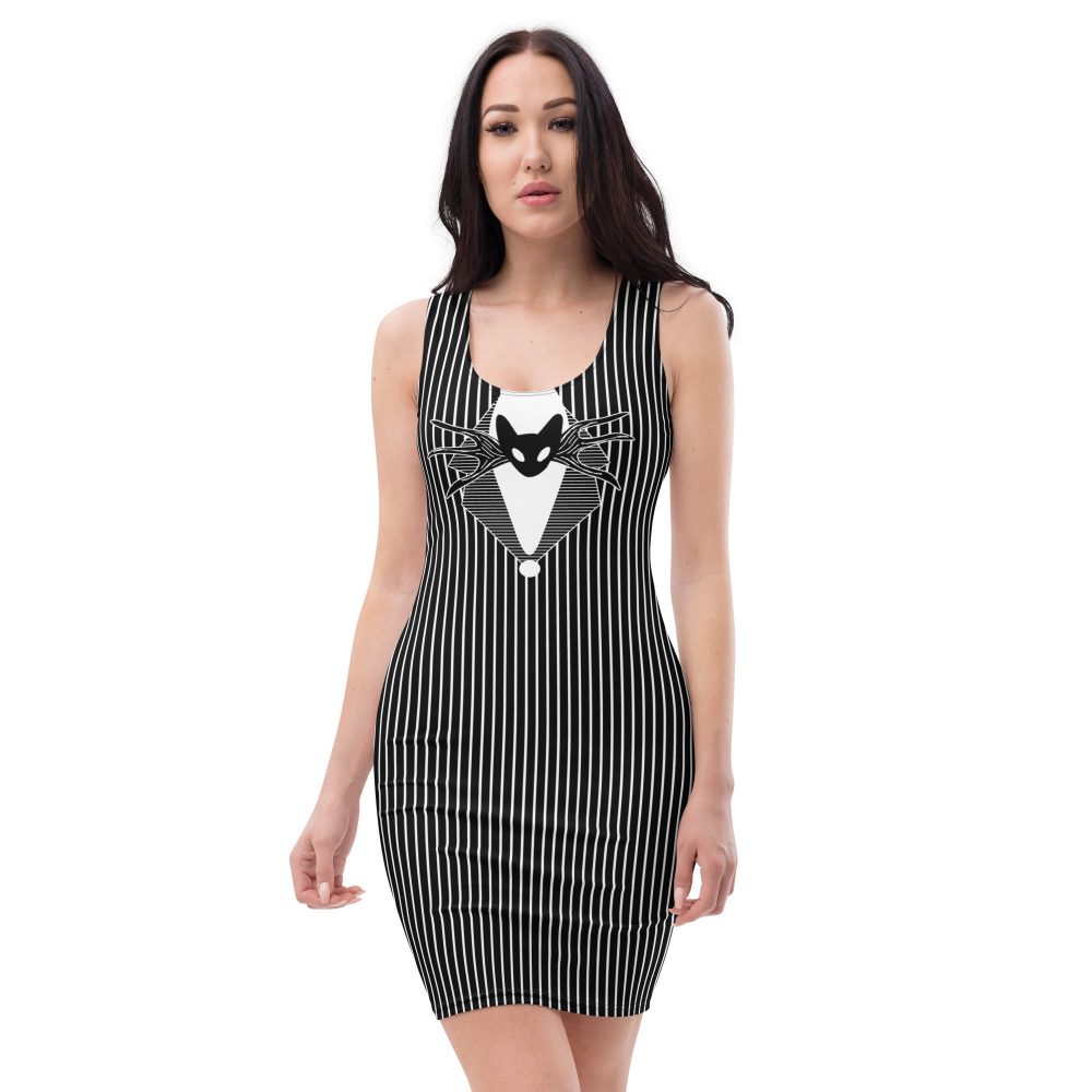 Jack Skellington Nightmare Before Christmas Costume Bodycon dress