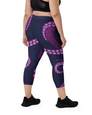 Ursula Costume Sea Witch Octopus Villain Capri Leggings