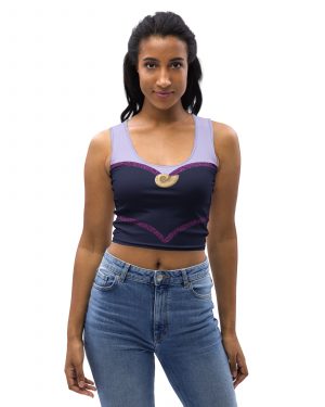 Ursula Costume Sea Witch Octopus Villain Crop Top