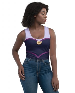 Ursula Costume Sea Witch Octopus Villain Crop Top