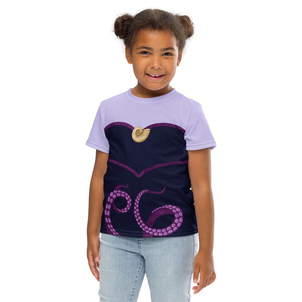 Ursula Costume Sea Witch Octopus Villain Kids crew neck t-shirt