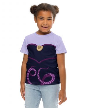 Ursula Costume Sea Witch Octopus Villain Kids crew neck t-shirt