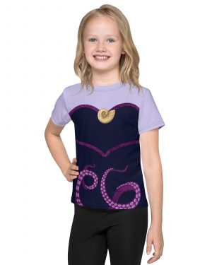 Ursula Costume Sea Witch Octopus Villain Kids crew neck t-shirt