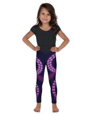 Ursula Costume Sea Witch Octopus Villain Kid’s Leggings