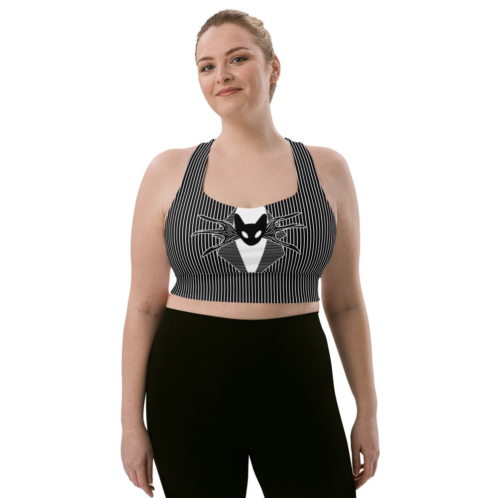 Jack Skellington Nightmare Before Christmas Costume Longline sports bra