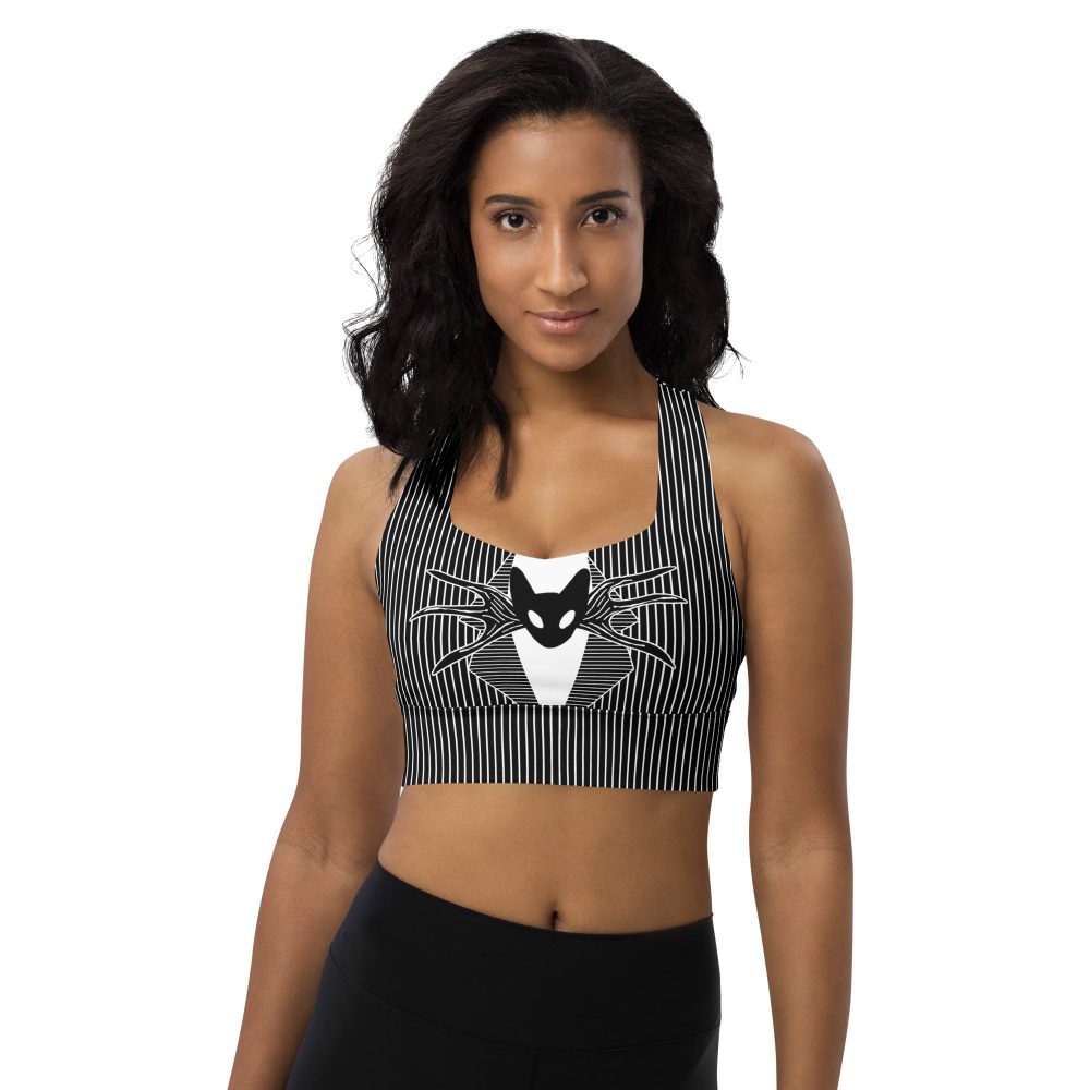 Jack Skellington Nightmare Before Christmas Costume Longline sports bra - Image 7