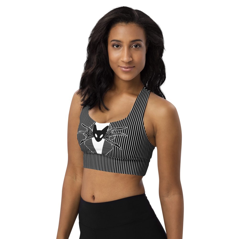 Jack Skellington Nightmare Before Christmas Costume Longline sports bra - Image 6